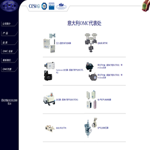 OMC ITALY SRL CONTROL VALVES PROCESS AUTOMATION CONTROLLER RECORDERS PNEUMATIC POSITIONER SMART EXD EXI EEX CONVERTER TRANSDUCER