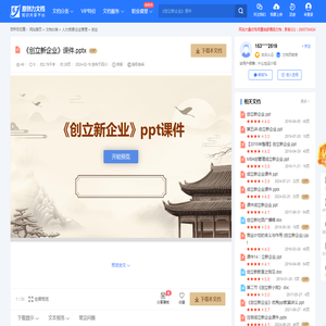 《创立新企业》课件.pptx-原创力文档