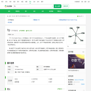 ftp(文件传输协议)_360百科